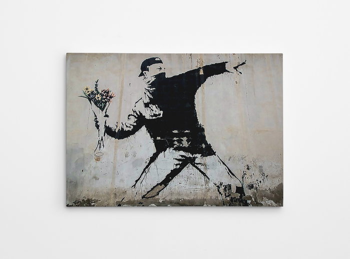 Wallity Lienzo Decorativo Banksy WY18 70 x 100 cm
